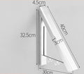 Tendedero de Pared Plegable Invisible de Aluminio