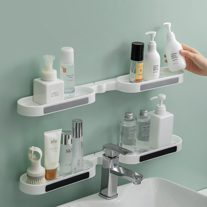 Estante plegable para baño