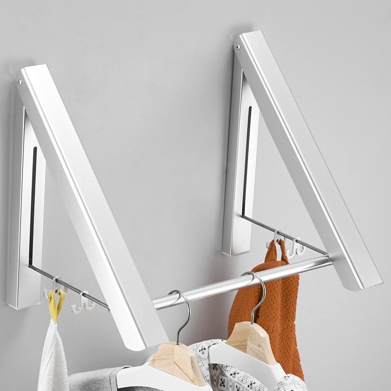 Tendedero de Pared Plegable Invisible de Aluminio