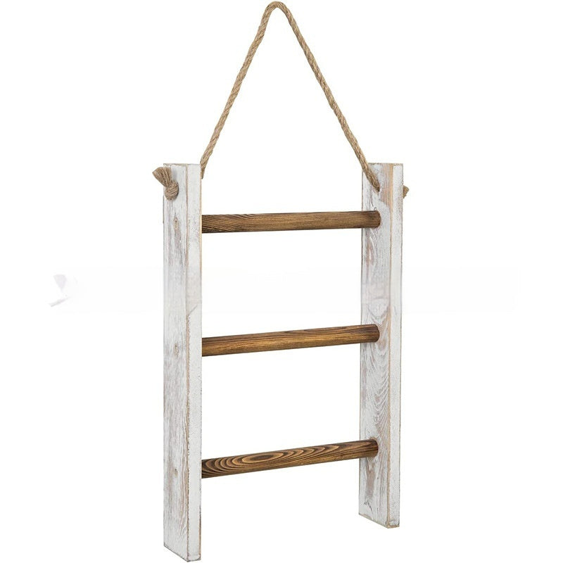 Toallero de madera estilo retro